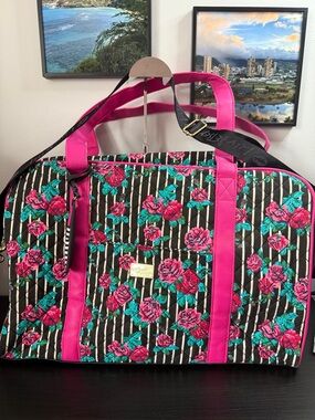 Luv Betsey NWOT Floral Weekender Bag